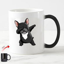 Load image into Gallery viewer, Color Changing French Bulldog Coffee MugsMugBlack Frenchie11oz