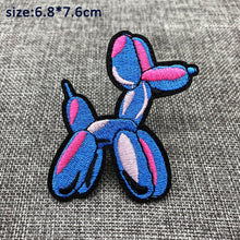 Load image into Gallery viewer, Colorful Balloon Poodle Embroidered Patches-Accessories-Accessories, Dogs, Patch, Poodle-Blue-3