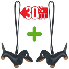Load image into Gallery viewer, Image of two black and tan dachshund accessories