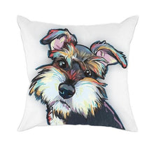 Load image into Gallery viewer, Colorful Sketch Schnauzer Cushion CoverCushion Cover
