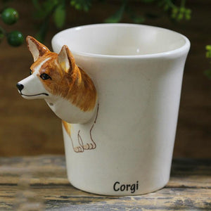 Corgi Love 3D Ceramic CupMug