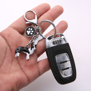Corgi Love 3D Metal Keychain-Key Chain-Accessories, Corgi, Dogs, Keychain-7