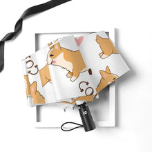 Load image into Gallery viewer, Corgi Love Automatic Umbrella-Accessories-Accessories, Corgi, Dogs, Umbrella-2