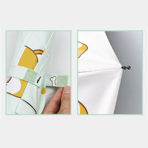 Corgi Love Foldable Parasol Umbrella-Accessories-Accessories, Corgi, Dogs, Umbrella-9