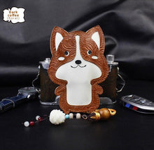 Load image into Gallery viewer, Corgi Love Large Genuine Leather Keychains-Accessories-Accessories, Corgi, Dogs, Keychain-31