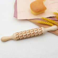 Load image into Gallery viewer, Image of a wooden corgi rolling pin for baking