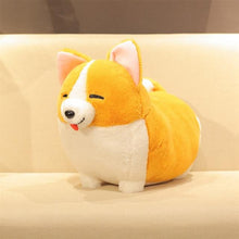 Load image into Gallery viewer, Corgis in a Row Stuffed Animal Plush Toys (Small to Giant Size)Soft ToySmallCorgi with Eyes Closed