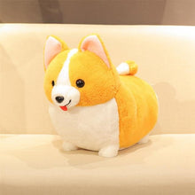 Load image into Gallery viewer, Corgis in a Row Stuffed Animal Plush Toys (Small to Giant Size)Soft ToySmallCorgi with Eyes Open