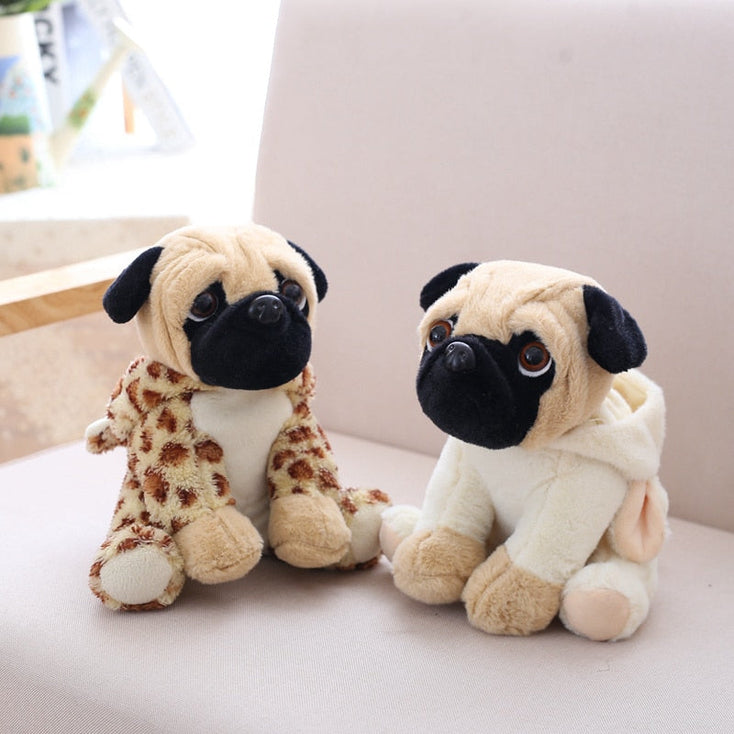 Costume Party Pugs Stuffed Animal Plush Toy-Soft Toy-Dogs, Home Decor, Pug, Soft Toy, Stuffed Animal-12