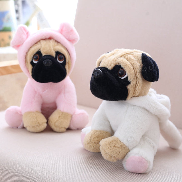 Costume Party Pugs Stuffed Animal Plush Toy-Soft Toy-Dogs, Home Decor, Pug, Soft Toy, Stuffed Animal-1