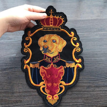 Load image into Gallery viewer, Crown Dog Embroidered Sew On PatchPatch