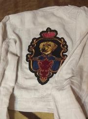 Crown Dog Embroidered Sew On PatchPatch