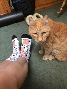 Custom Cat Socks - Personalized Cat Gifts for Cat Lovers-Accessories, Cats, Personalized Dog Gifts, Socks-5