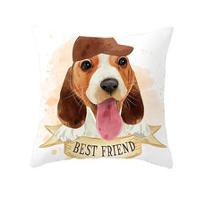 Load image into Gallery viewer, Cute as Candy Baby Doggos Cushion CoversCushion CoverBeagle - Baseball Hat