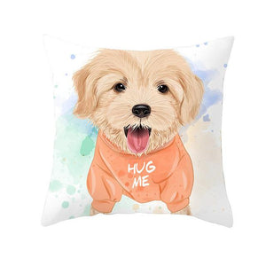 Cute as Candy Baby Doggos Cushion CoversCushion CoverGolden Retriever - Orange Hoody