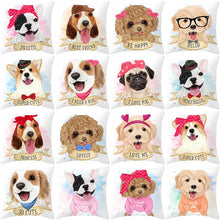 Load image into Gallery viewer, Cute as Candy Golden Retrievers Cushion CoversCushion Cover