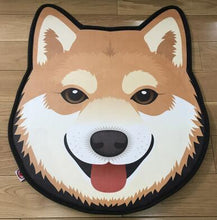 Load image into Gallery viewer, Image of a shiba inu rug with shiba inu face