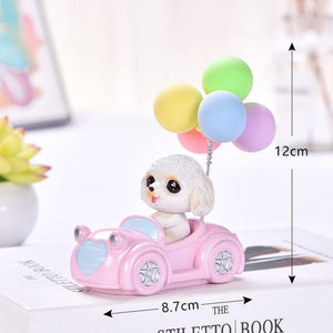 Cutest Balloon Car Husky BobbleheadCar AccessoriesToy Poodle / Shih Tzu / Maltese / Bichon Frise