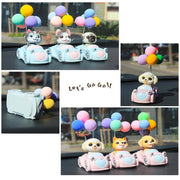 Cutest Balloon Car Pug BobbleheadCar Accessories