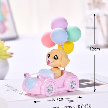 Cutest Balloon Car Pug BobbleheadCar AccessoriesGolden Retriever