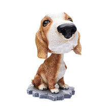 Load image into Gallery viewer, Cutest Basset Hound Car Bobble HeadCarBasset Hound