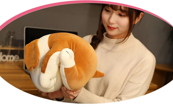 Basset Hound Stuffed Animal Huggable Plush Pillow- Small to Large Size