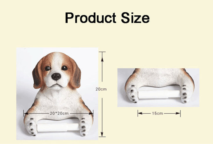 Cutest Beagle Love Toilet Roll Holder-Home Decor-Bathroom Decor, Beagle, Dogs, Home Decor-7