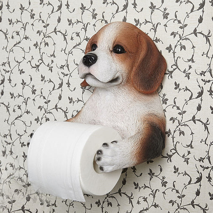 Cutest Beagle Love Toilet Roll Holder-Home Decor-Bathroom Decor, Beagle, Dogs, Home Decor-1