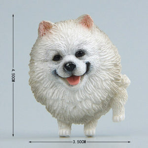Cutest Bichon Frise Fridge Magnet-Home Decor-Bichon Frise, Dogs, Home Decor, Magnets-Eskimo Dog / Pomeranian / Samoyed / Spitz - Straight-19