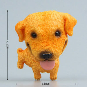 Cutest Bichon Frise Fridge Magnet-Home Decor-Bichon Frise, Dogs, Home Decor, Magnets-Labrador without Ball-20