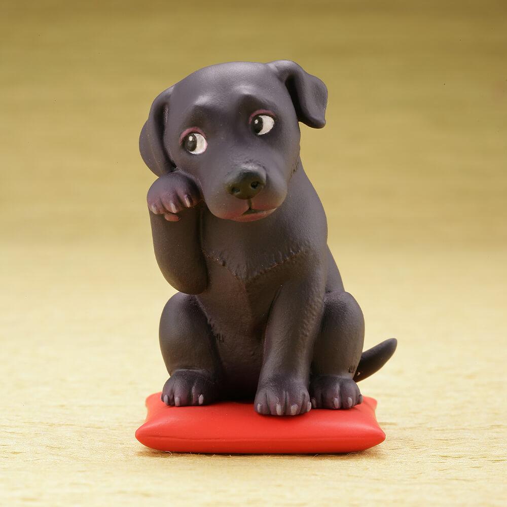 Cutest Black Labrador Desktop Ornament FigurineHome DecorBlack Labrador