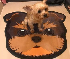 Cutest Boston Terrier Floor RugHome DecorYorkie / Yorkshire TerrierMedium