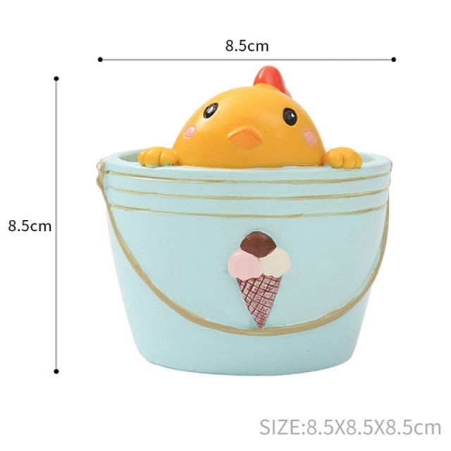 Cutest Boston Terrier Love Succulent Plants Flower Pots-Home Decor-Boston Terrier, Dogs, Flower Pot, Home Decor-5