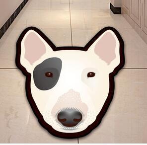 Cutest Bull Terrier Floor RugHome DecorBull TerrierMedium