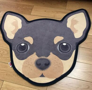 Cutest Bull Terrier Floor RugHome DecorChihuahuaMedium