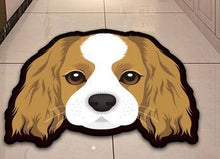 Load image into Gallery viewer, Image of a cavalier king charles spaniel rug in the cutest cavalier king charles spaniel face