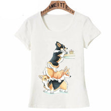 Load image into Gallery viewer, Cutest Cleverest Corgis Womens T ShirtApparel