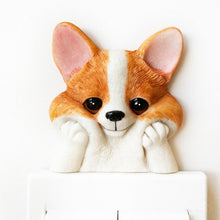 Load image into Gallery viewer, Cutest Corgi Love 3D Wall Stickers-Home Decor-Corgi, Dogs, Home Decor, Wall Sticker-Red and White-2