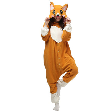 Cutest Corgi Love Onesie Pajamas with Hoodie