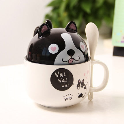 Cutest Dual Use Boston Terrier Love Ceramic Coffee Mug-Mug-Boston Terrier, Dogs, Mugs-Boston Terrier-350ml-1