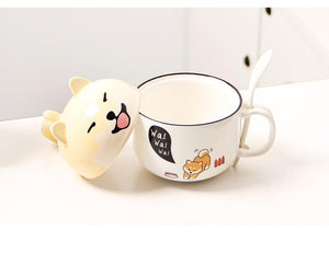 Cutest Dual Use Shiba Inu Love Ceramic Coffee Mug-Mug-Dogs, Mugs, Shiba Inu-3