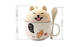 Cutest Dual Use Shiba Inu Love Ceramic Coffee Mug-Mug-Dogs, Mugs, Shiba Inu-4