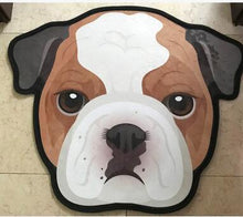 Load image into Gallery viewer, Image of an english bulldog rug with english bulldog face