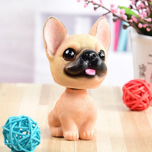 Load image into Gallery viewer, Image of a red fawn / black mask fawn french bulldog bobblehead