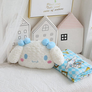 Cutest Maltese Plush Pillows and Blanket Set-Blankets, Dogs, Home Decor, Maltese, Stuffed Cushions-Medium-Pillow and Blanket-3