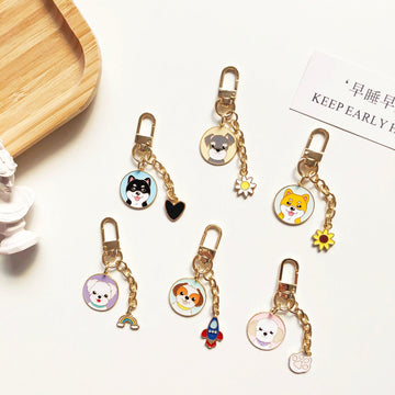 Cutest Metal Keychain for Maltese Lovers-Accessories-Accessories, Dogs, Keychain, Maltese-2