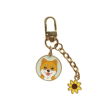 Cutest Metal Keychain For Shiba Inu Lovers 360x