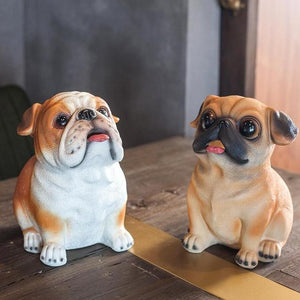Cutest Pug Love Piggy Bank Statue-Home Decor-Dogs, Home Decor, Piggy Bank, Pug, Statue-2