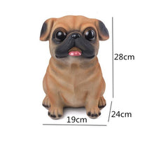 Load image into Gallery viewer, Cutest Pug Love Piggy Bank Statue-Home Decor-Dogs, Home Decor, Piggy Bank, Pug, Statue-Pug - Large-5