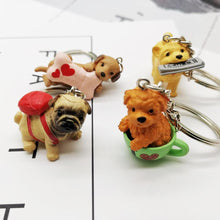 Load image into Gallery viewer, Cutest Resin Figurine Dachshund Keychain-Accessories-Accessories, Dachshund, Dogs, Keychain-3